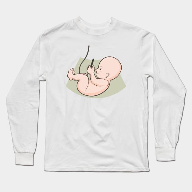 Born to Swipe! Long Sleeve T-Shirt by boilingfrog